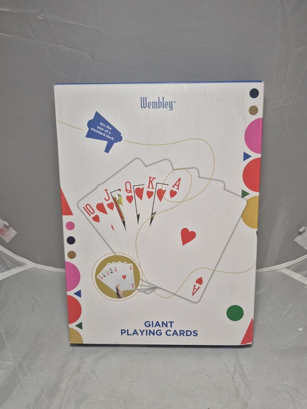 💥 Wembley Jumbo Playing Cards 10 Times The Size Of Regular Cards 8" X 11" B4